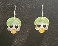 Heart eye skulls