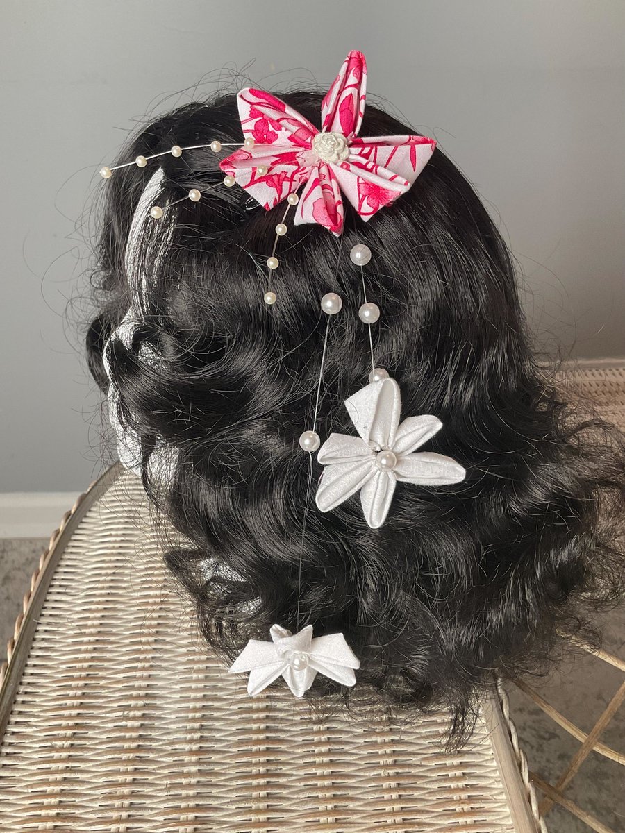 Kanzashi Flower Hair Clip