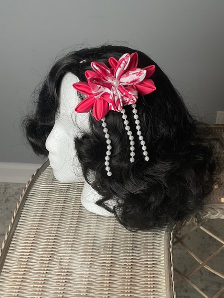 Kanzashi Flower hair comb